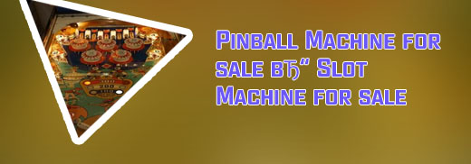 Pinball slot machine for sale